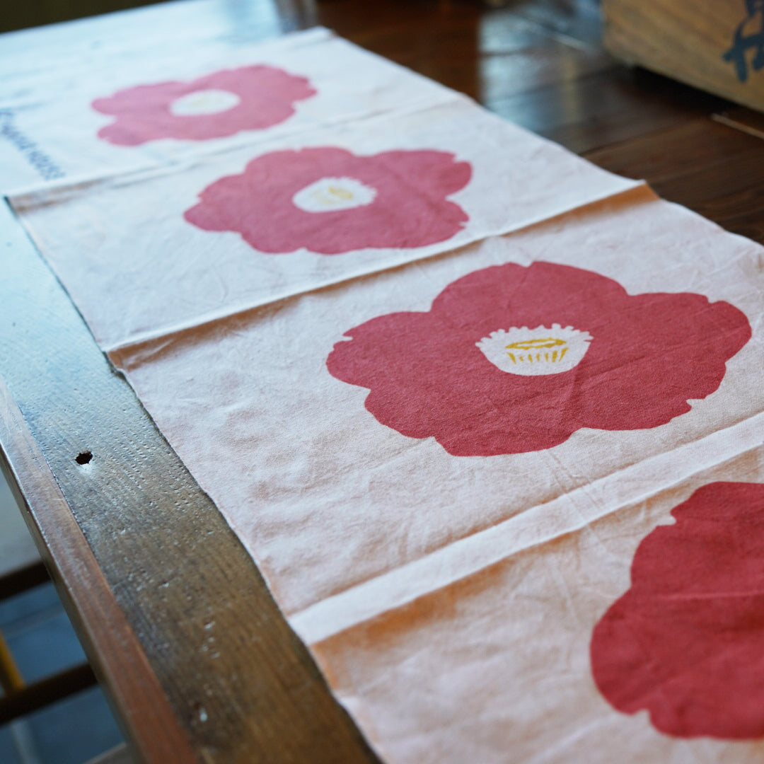 雪椿/オリジナル手ぬぐい