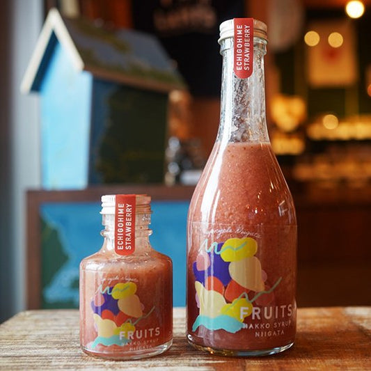 Up cycle Niigata FRUITS HAKKO SYRUP/越後姫いちご