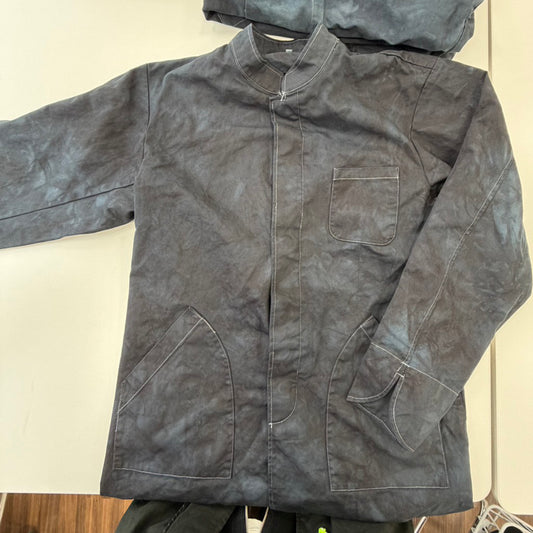 Black Dyed Chef Coat (Japanese Hand-Dyed Workwear)